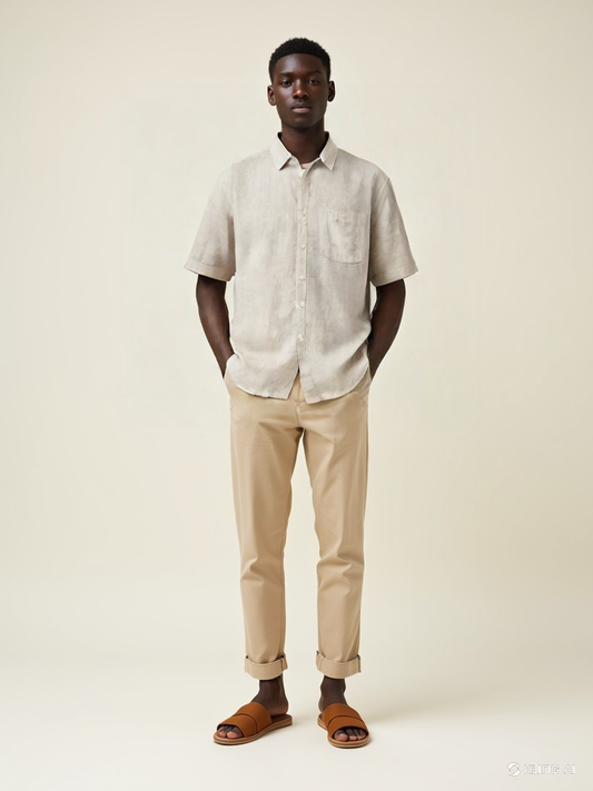 Cape Town - Linen Shirt (Shortsleeve)